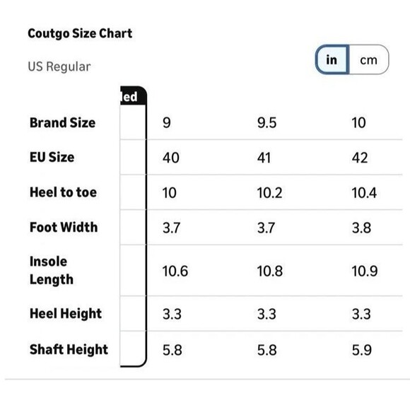 Coutgo Women's Square Toe Ankle Boots Leather Winter Shoes Khaki Size 9.5 NWB - Picture 13 of 16